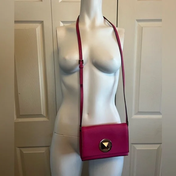 Kate Spade Pink Crossbody Bag with Structured Design - Picture 7 of 9